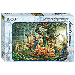 Мозаика puzzle 1000 Мир лесных животных 