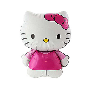 Фольгированный шар 24 FX - Hello Kitty (розовый)