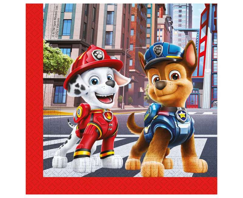 Салфетки 33x33см 20шт. Paw Patrol : The Movie