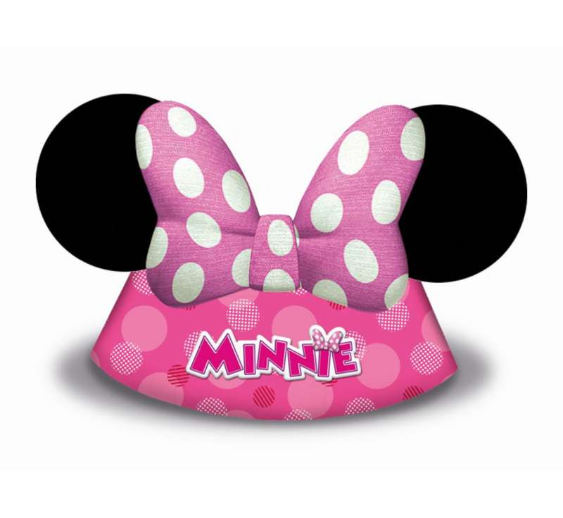 Комплект бумажных шапок Minnie Happy Helpers, 6шт.