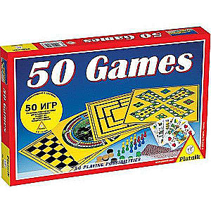 Brettspiel - 50 games (50 Spiele) LV+RUS