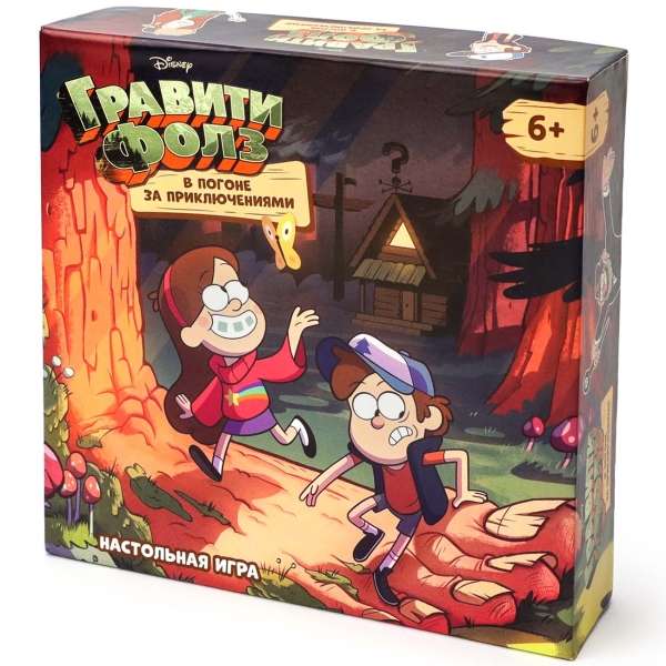 Brettspiel - Gravity Falls. Auf der Jagd nach Abenteuern