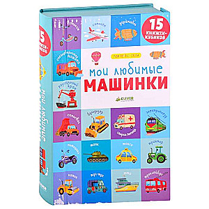 Мои любимые машинки. 15 книжек-кубиков