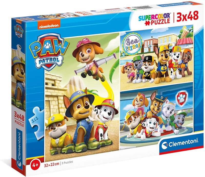 Пазл CLEMENTONI PAW Patrol 3x48шт