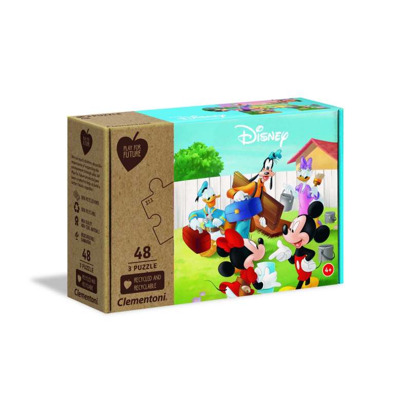 Пазл CLEMENTONI Mickey 3x48 деталей