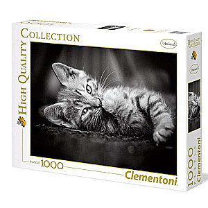 Пазл 1000 CLEMENTONI Котенок черно-белый