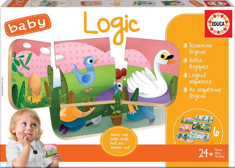 Puzzle EDUCA Детские игрушки, 6шт 3 деталей