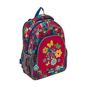 Школьный рюкзак 28x39x14, 520г. 15 L ErichKrause Ergo Line, Patchwork