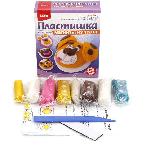 Магниты из теста Милые мордашки