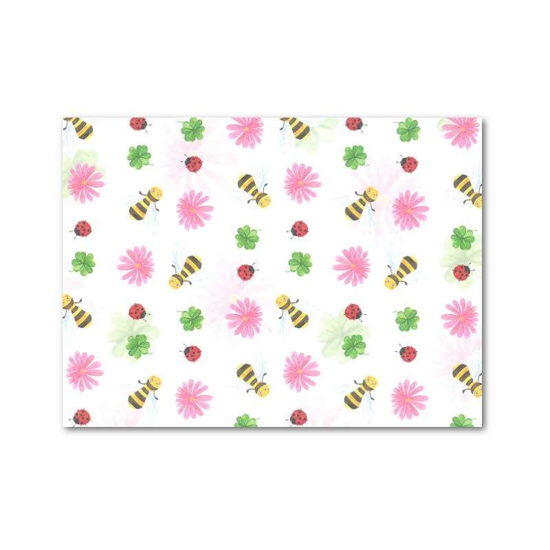 Картон декоративный FOLIA Bees 270г, 50x70см