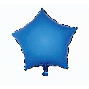 Folienballon 18 Sterne blau