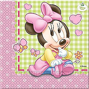 Салфетки Minnie Baby 33x33см, 20шт.