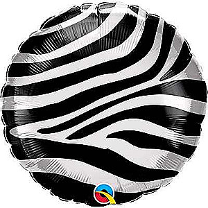 Folienballon 18 Zebra