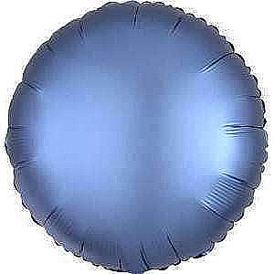 Folienballon 17 Kreis (blau)