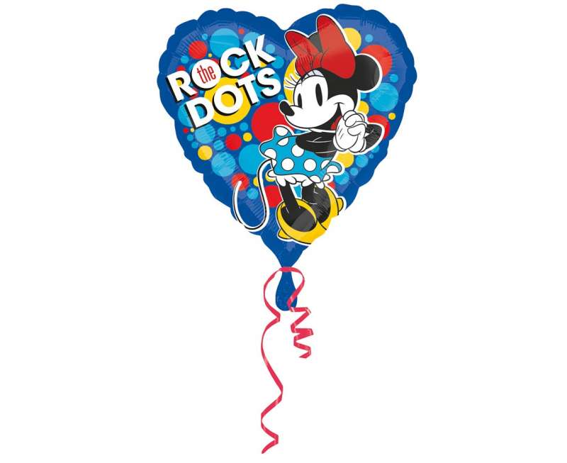 Folienballon 18 HRT Minnie Rock the Dots“