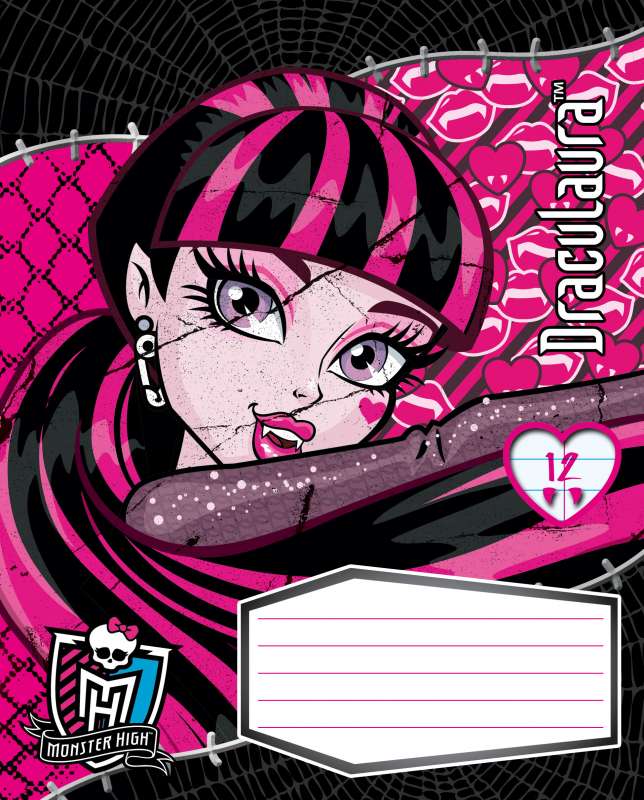 Тетрадь 12л линия Monster High 