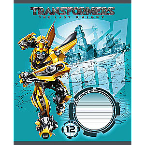 Тетрадь 12л клетка Transformers