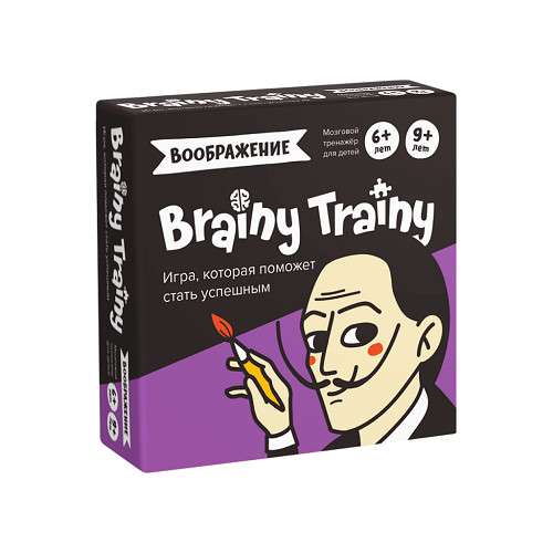 Brettspiel - Brainy Trainy. Vorstellungskraft