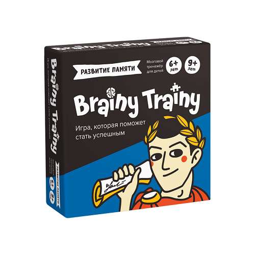 Настольная игра - Brainy Trainy. Развитие памяти