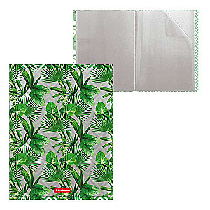 Папка файловая пластиковая ErichKrause Tropical Leaves, c 30 карманами, A4