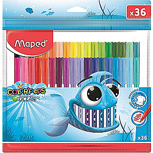 Фломастеры MAPED "Color`Peps" Ocean 36 цветов