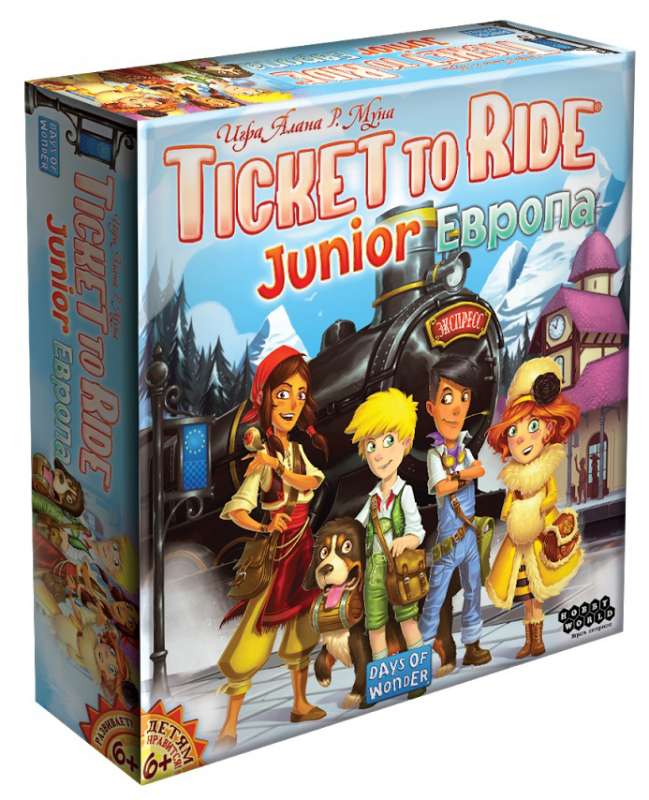 Настольная игра Ticket to Ride Junior: Европа