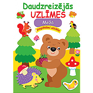 Daudzreizējās uzlīmes. Mežā