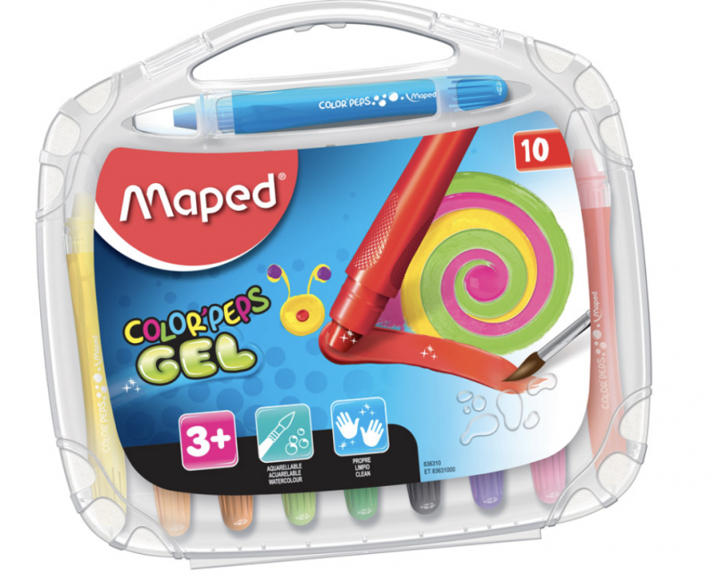 Мелки гелевые цветные Maped Color Peps 6 цветов