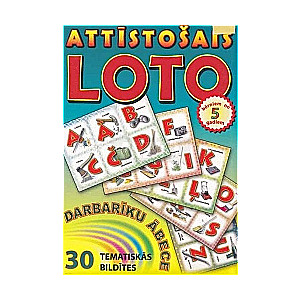 Attīstošais loto. Darbarīku ābece