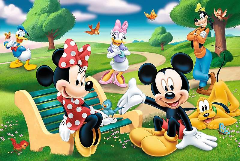 Пазл 24 Maxi Trefl: Mickey Mouse among friends