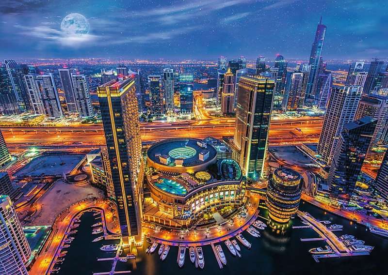 Пазл 2000 Trefl: Lights of Dubai