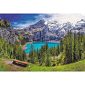 Пазл 1500 Trefl: Lake Oeschinen, Alps, Switzerland