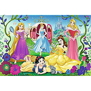 Пазл 70 Glitter Trefl: Disney Princess