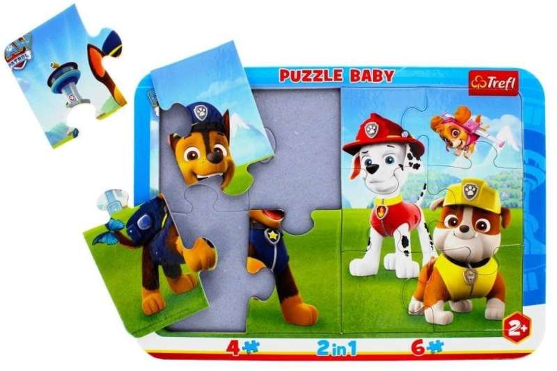 Пазл Baby Frame 2in1 Trefl: Paw Patrol