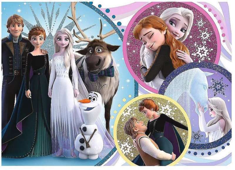 Пазл 100 Trefl: Frozen 2. В сиянии любви