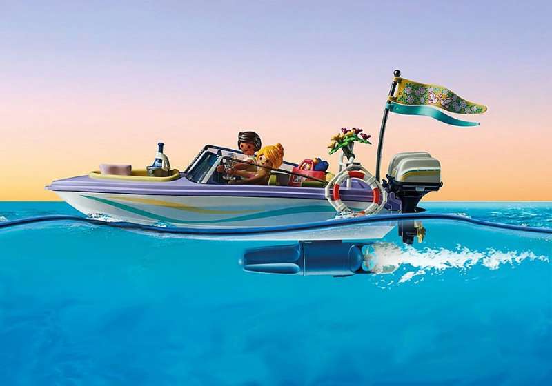 Конструктор - Playmobil City Life Honeymoon Speedboat Trip 