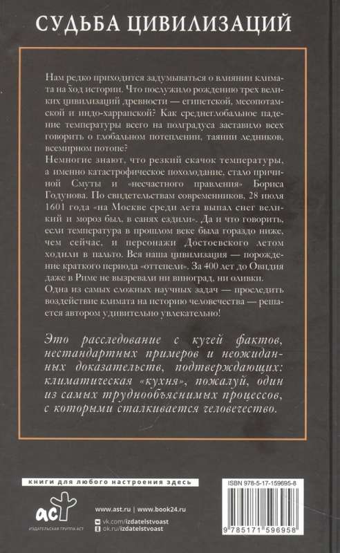 Судьба цивилизаций: природные катаклизмы, изменившие мир