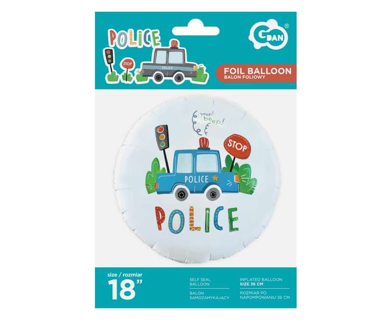 Folienballon 18 - Polizei