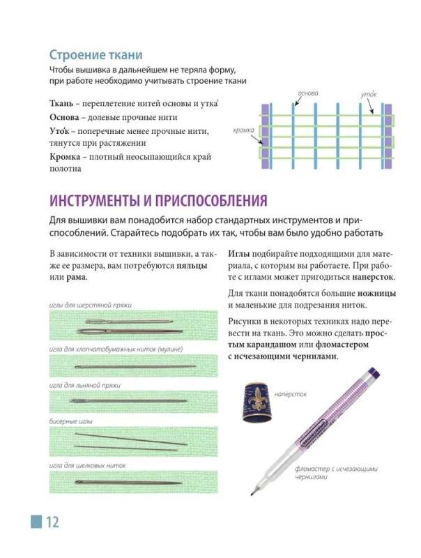 Русская вышивка от А до Я. Базовый курс. 85 техник, стежков, мотивов, сюжетов + 20 народных орнаментов