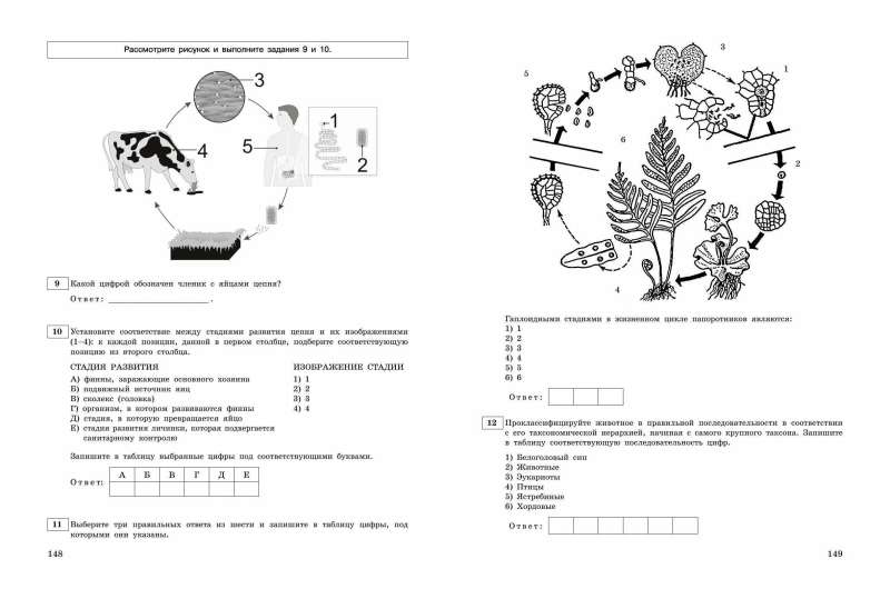 ЕГЭ-2024. Биология. Тематические тренировочные задания