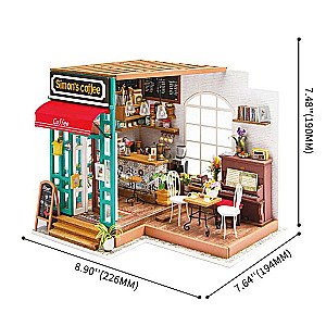 3D складная миниатюра  ROBOTIME - Simon's Coffee Shop 