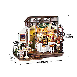 3D складная миниатюра  ROBOTIME - Café Miniature House