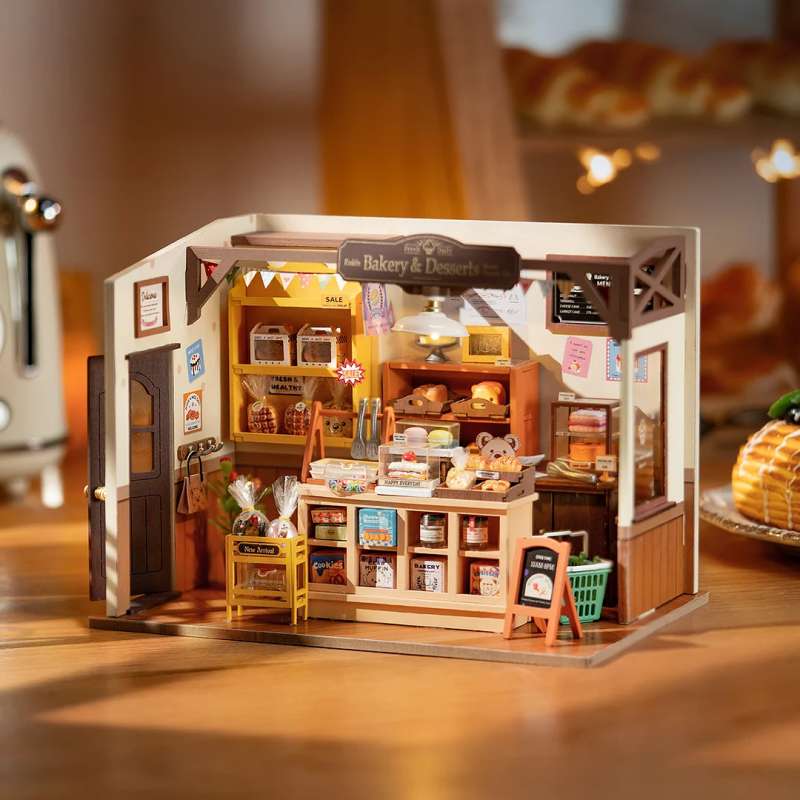 3D складная миниатюра ROBOTIME - Beckas Baking House