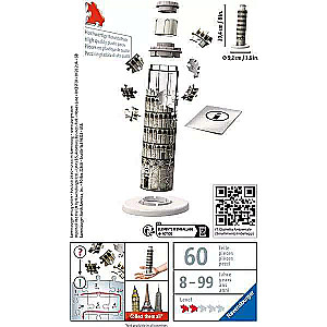 3D пазл 54 Mini Building Pisa