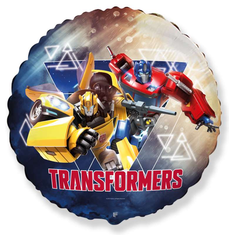 Фольгированный шар 18/46cm FX Transformers Friends