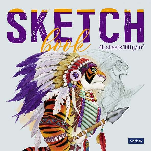 Premium Блокнот SketchBook 40л А5ф 165х165мм 