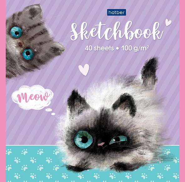 Premium Блокнот SketchBook 40л А5ф 165х165мм 