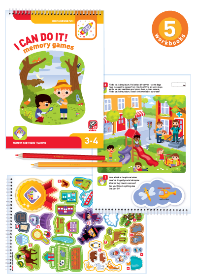 I Can Do It! Activity pack for children aged 3-4 Я могу! Комплект из 5 тетрадей. 3-4 года