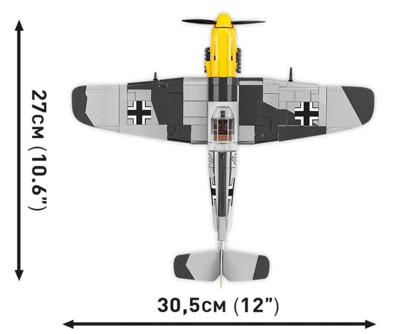 Конструктор - COBI Messerschmitt BF 109 E-3, 335 дет.