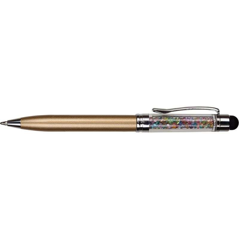 Авторучка шариковая поворотная CRYSTAL TOUCH PEN синяя 1.0мм